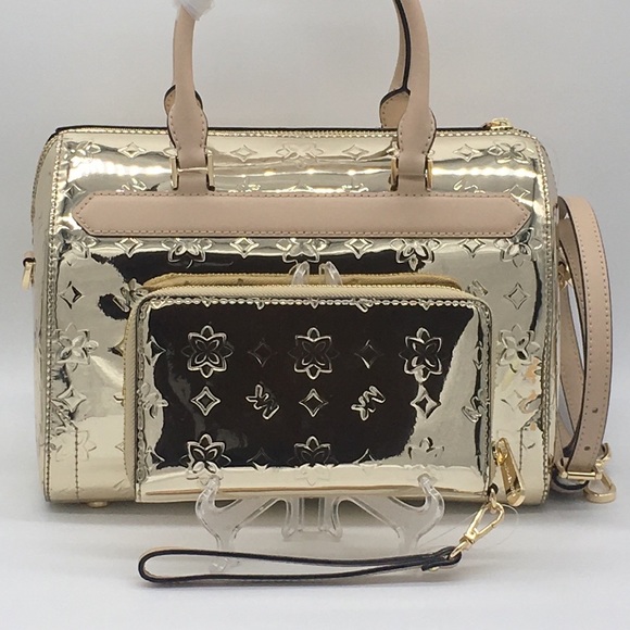 MICHAEL KORS KARA DUFFLE SATCHEL & WALLET SET - Picture 3 of 16